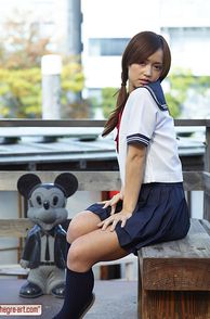 Cute Japanese Schoolgirl Mayuko
