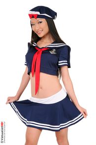 Cute Sailor Uniform Asian Hottie