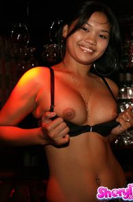 Asia Teen Flashing Tits In Bar