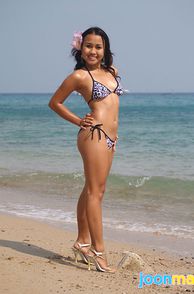 Sexy Thai Teen In Bikini And Heels
